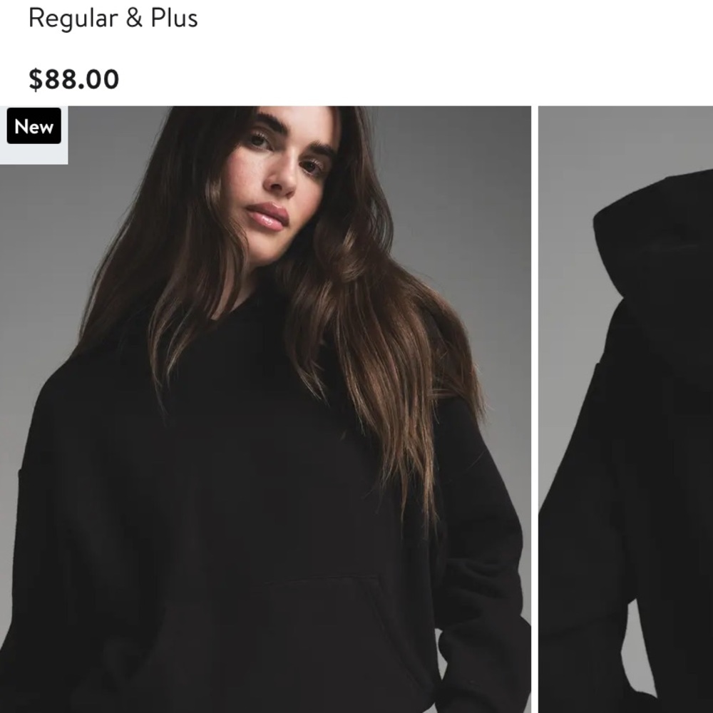 SKIMS Classic Black Hoodie